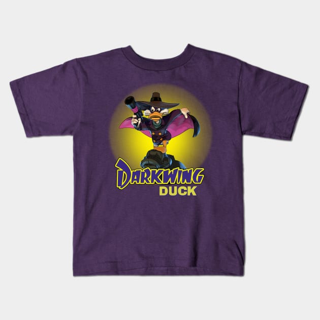 Darkwing Duck Kids T-Shirt by MonkeyKing